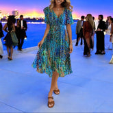 Liora™ - Elegant Midi Dress